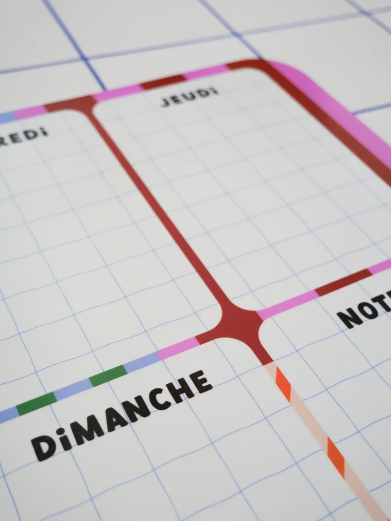 Meal Planner Magnétique - Pop
