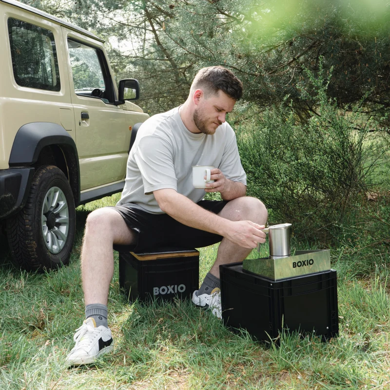 BOXIO COOK Compact Gasfornuis 1500W voor Camping