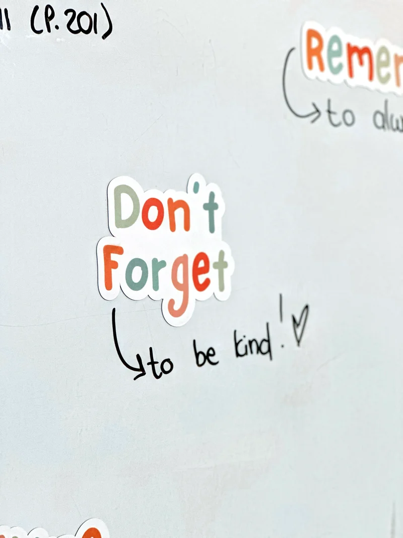 Soft Pastel Reminder Magnets
