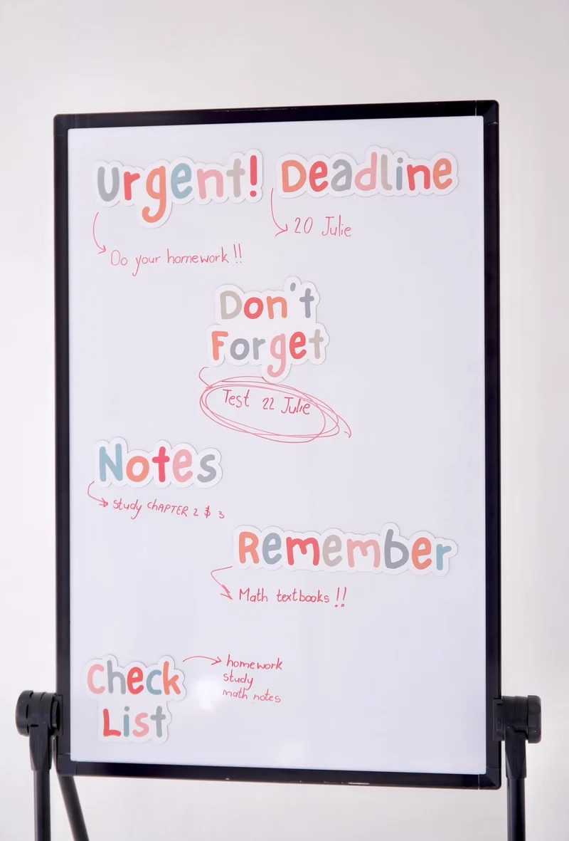Soft Pastel Reminder Magnets