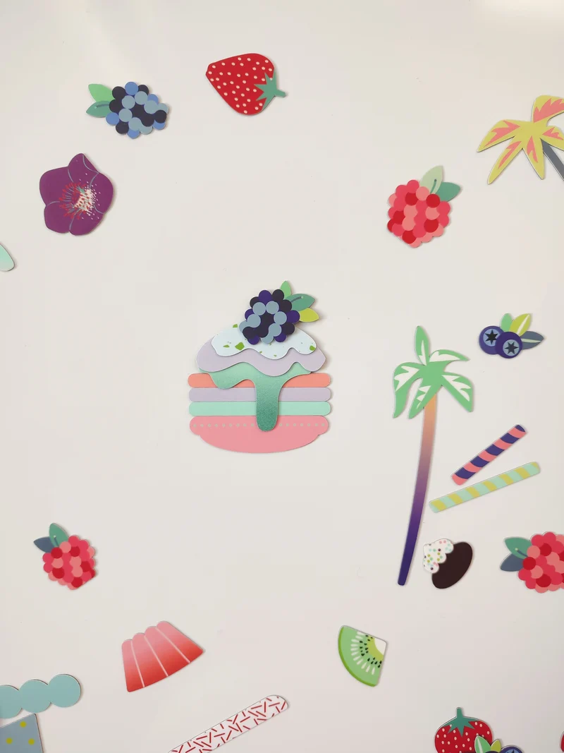 Jeu magnétique - Cupcakes