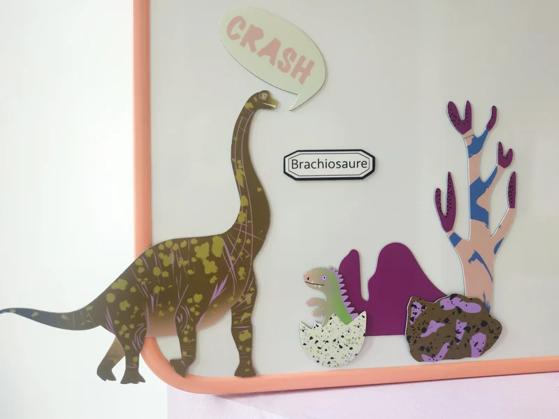 Jeux magnétique - Dinosaures