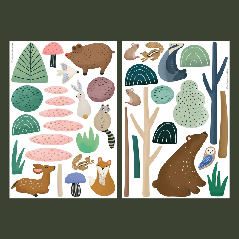 Jeu magnétique - Animaux Forêt