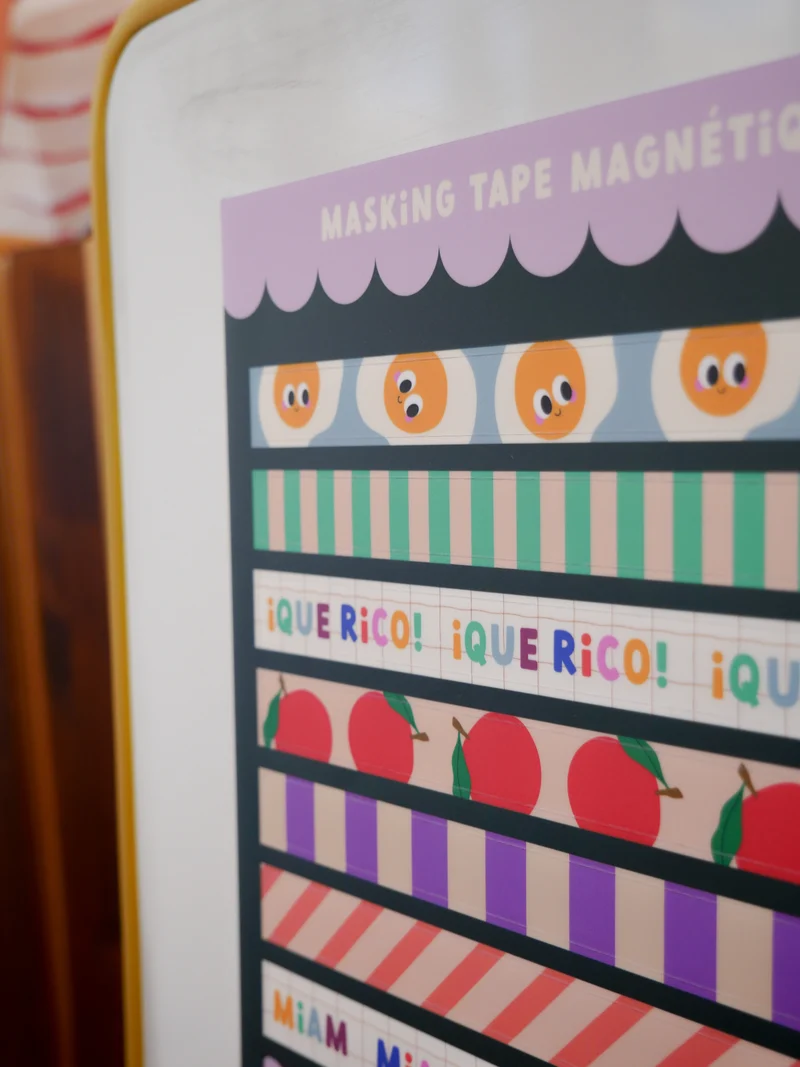 Stickers magnétiques - Masking Tape Food