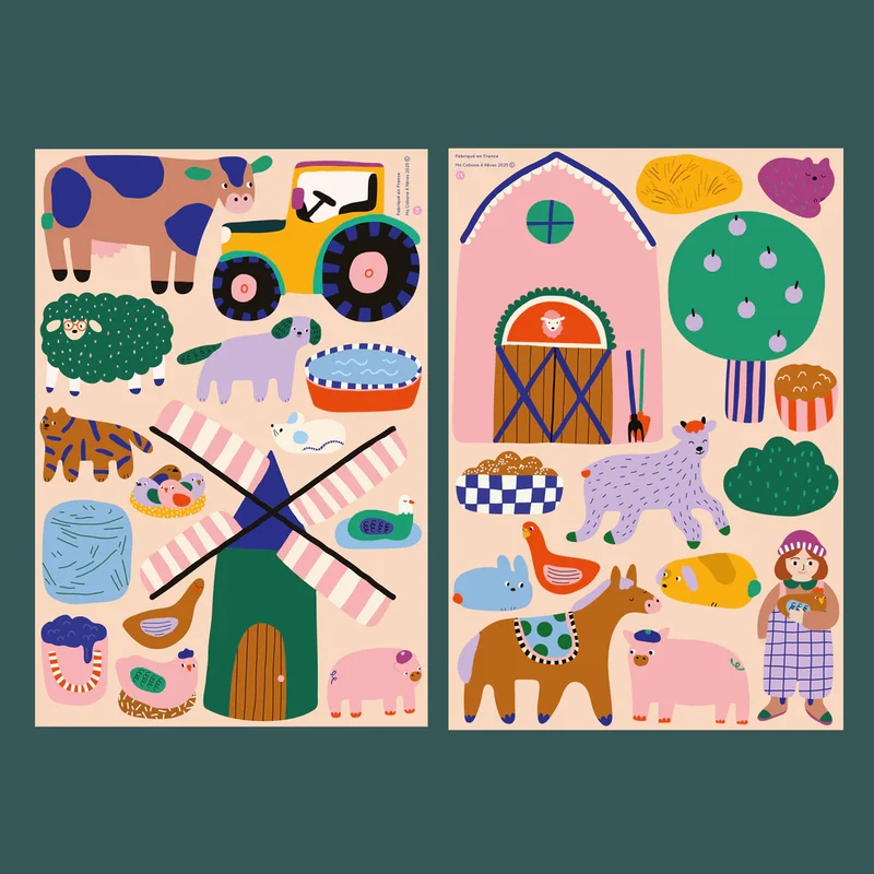 Jeux magnétique - Animaux Ferme