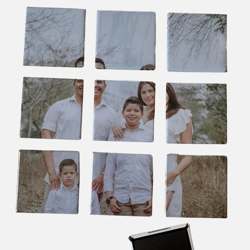 9-Piece Personalized Puzzle Magnets – Magnetic Photo Puzzle