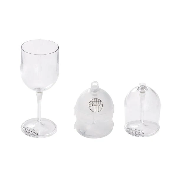 Inklapbaar wijnglas - 2 stuks - BuildaGlass - Isabella