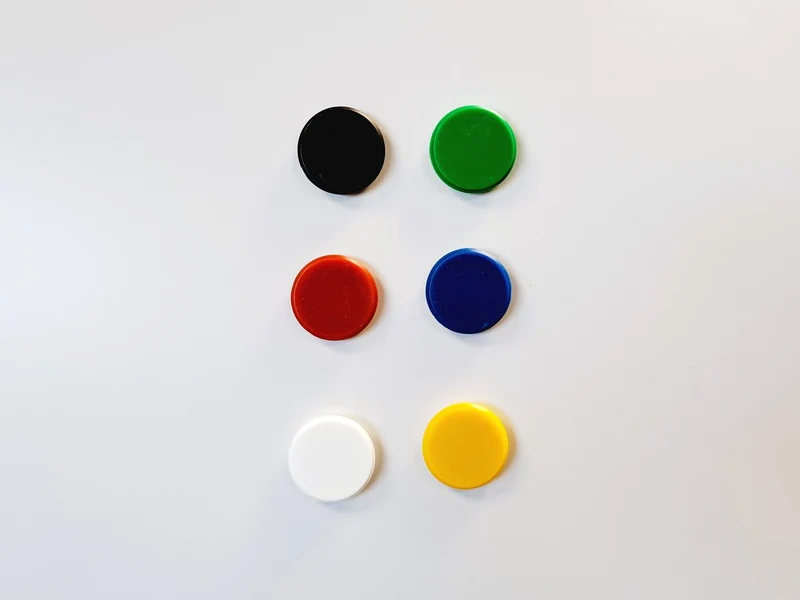 Aimant d'affichage rond - Ø24mm