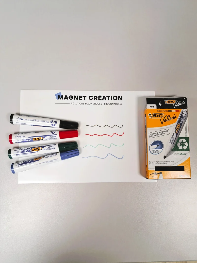 Pochette de 4 feutres effaçables BIC Velleda 1701