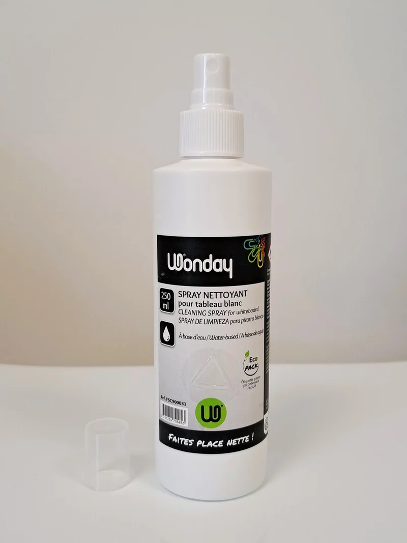 Spray nettoyant tableau blanc WONDAY 250ml