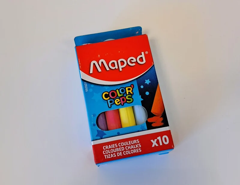 Etui de 10 Craies couleurs MAPED COLOR'PEPS