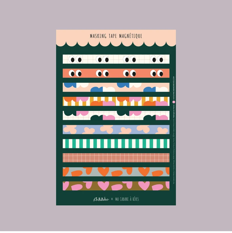 Stickers magnétiques - Masking Tape