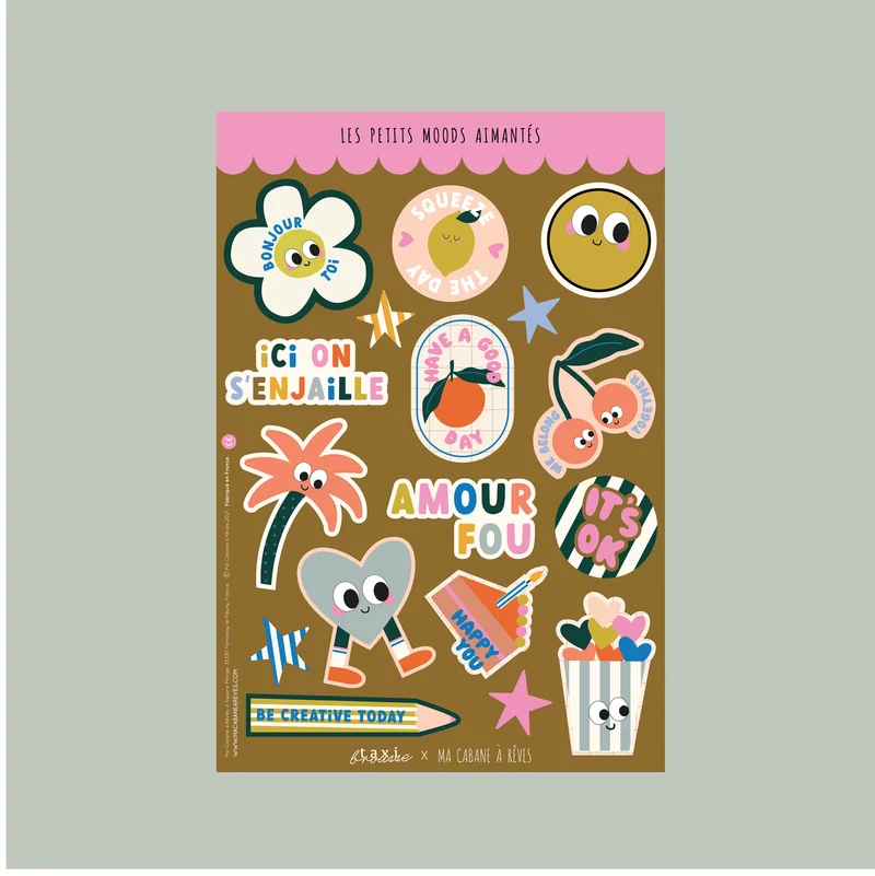 Stickers magnétiques - Les P'tits Moods