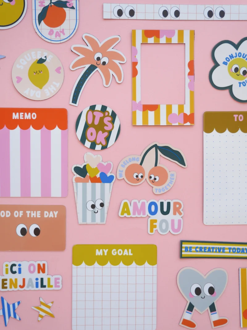 Stickers magnétiques - Les P'tits Moods