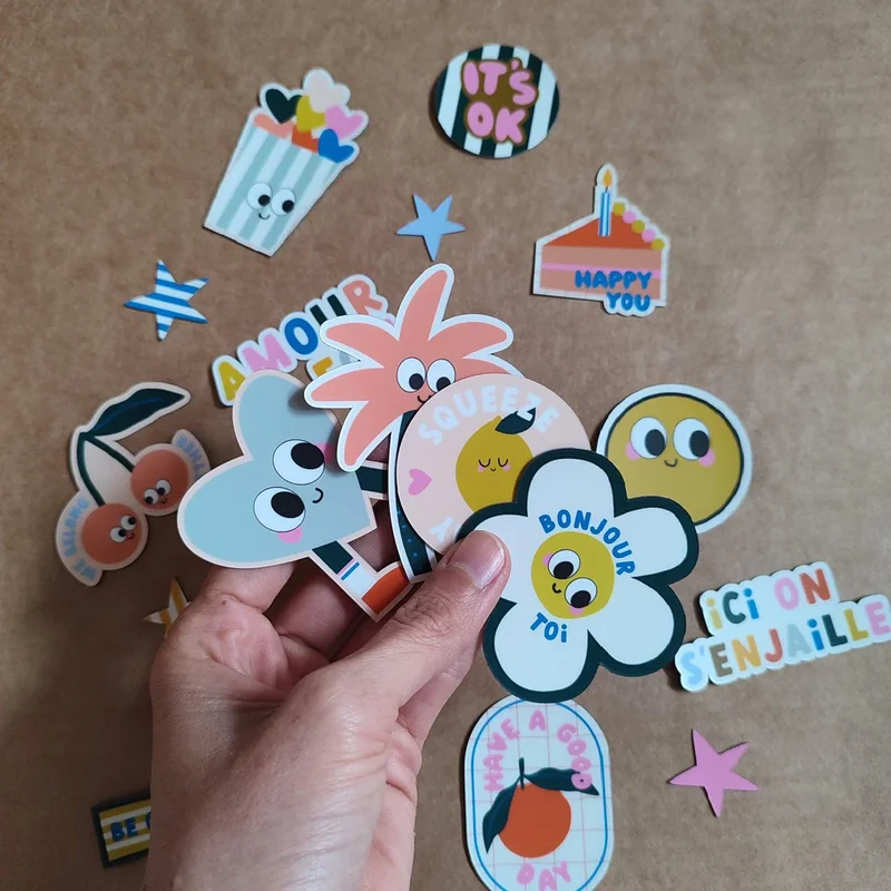 Stickers magnétiques - Les P'tits Moods