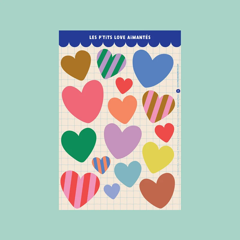 Les P'tits LOVE aimantés effaçables