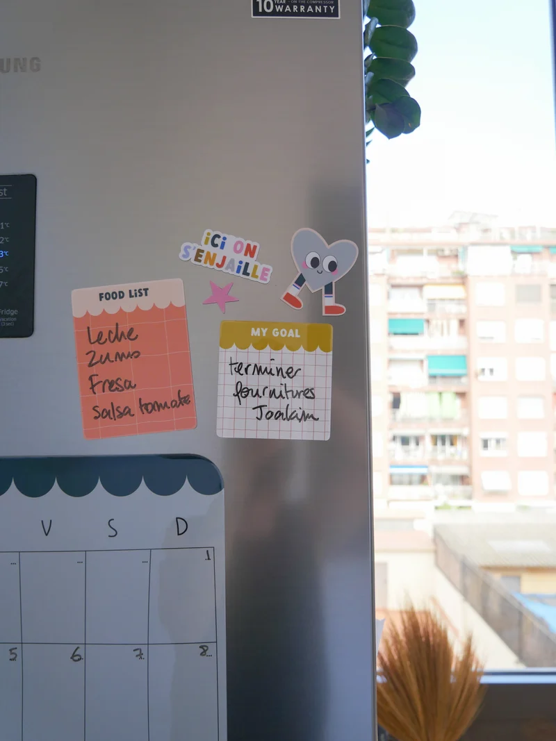 Les p'tites listes magnétiques effaçables