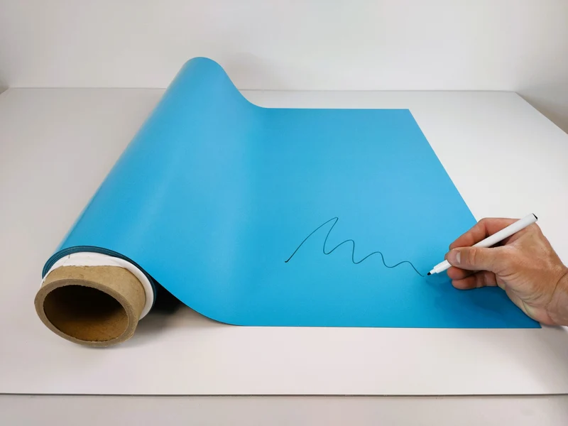 Feuille magnétique effaçable couleurs - Sur-mesure