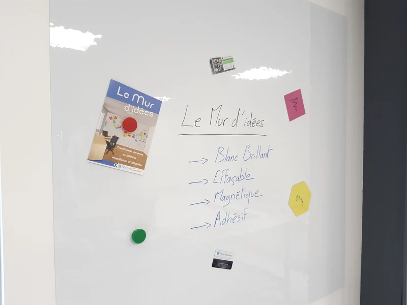 Mur magnétique sur-mesure