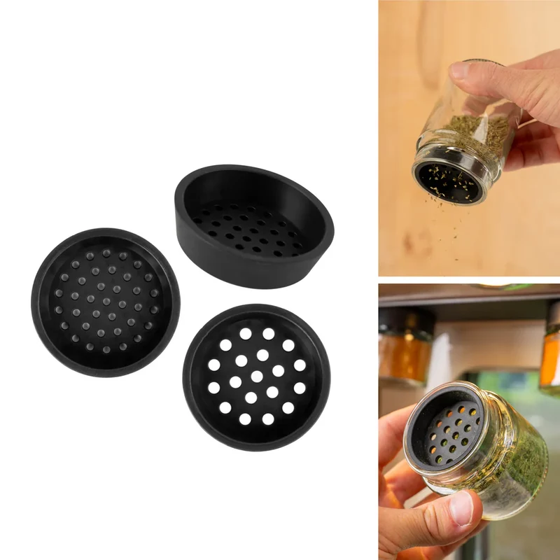 Shaker inzetstukken voor magnetische kruidenpotjes - Silwy