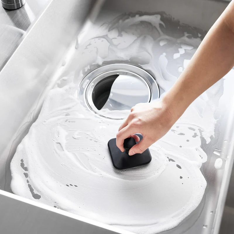 Magnetisch badkamer sponsje uit silicone Tower - Yamazaki