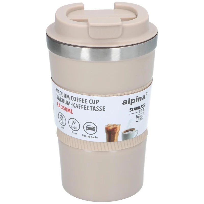 Reisbeker van 350 ml voor koffie Vacuum - Alpina