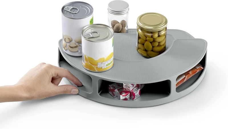 Grijze roterende organizer - Joseph Joseph