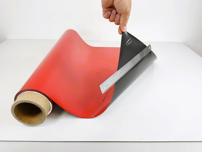 Feuille magnétique effaçable couleurs - Vendu au mètre