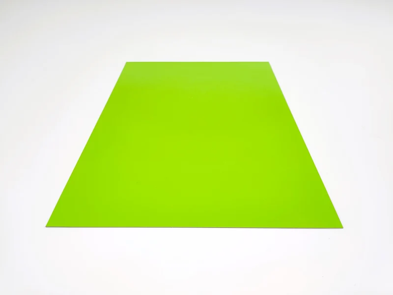 Feuille magnétique effaçable couleurs - Formats standards