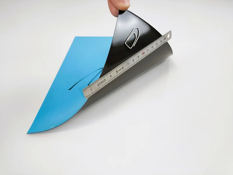 Feuille magnétique effaçable couleurs - Formats standards