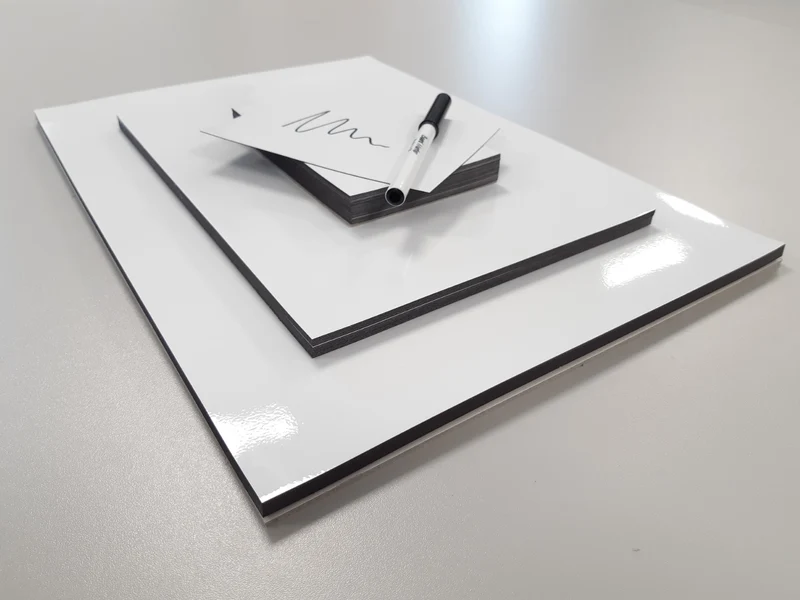 Feuille magnétique effaçable - Formats standards