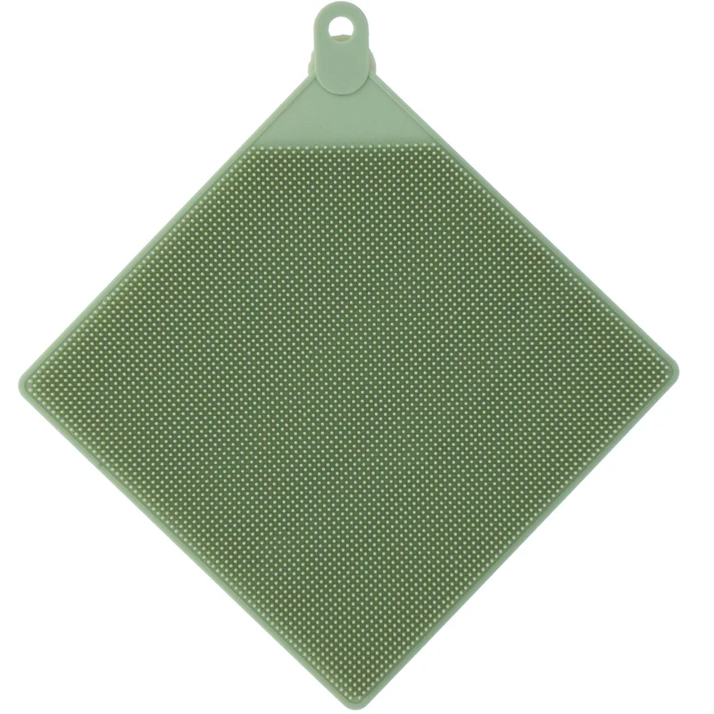 Vaatdoek uit silicone met zuignap 15 x 15 cm - Alpina