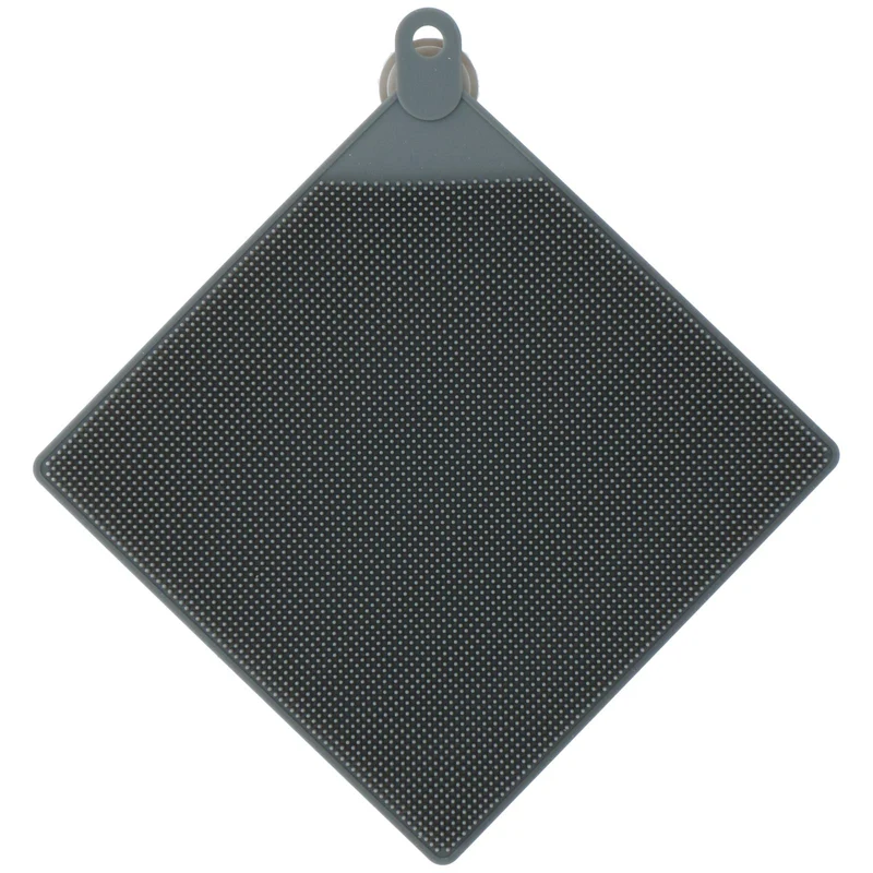 Vaatdoek uit silicone met zuignap 15 x 15 cm - Alpina