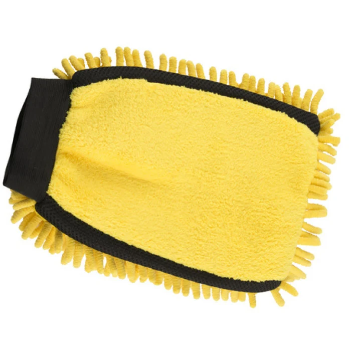 Washandschoen 2-in-1 in microvezel voor het wassen van caravan of camper - Dunlop