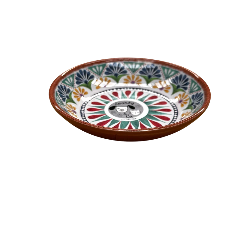 Duurzaam en kwaliteitsvol servies uit melamine met levendige zuiderse print Rio Medallion