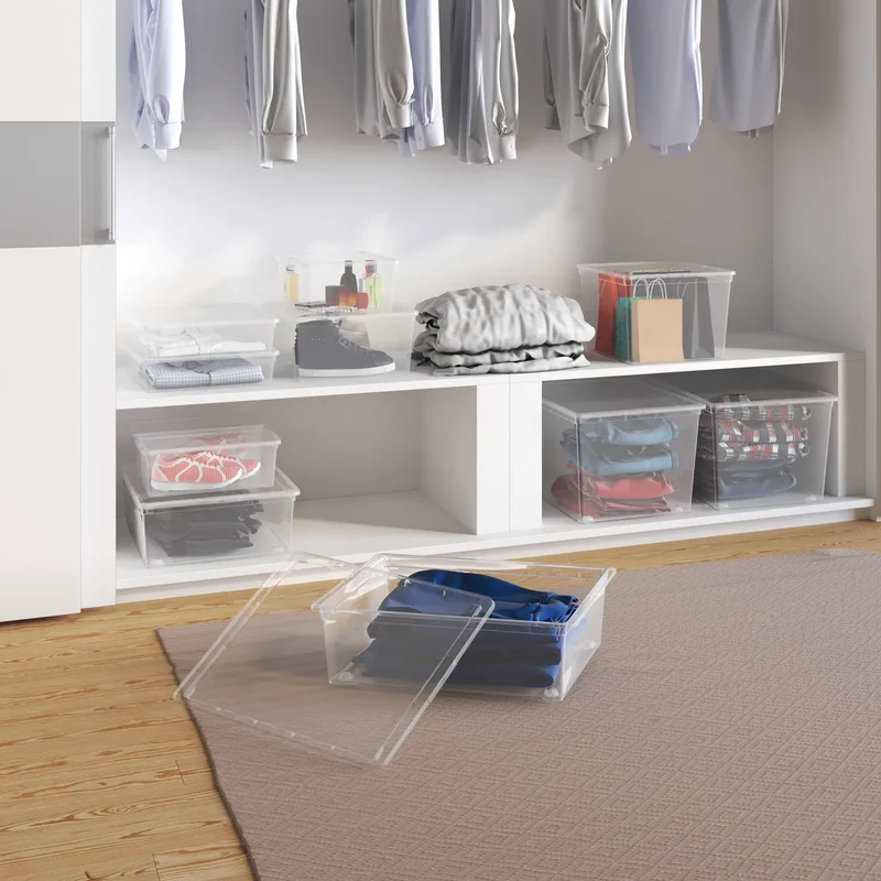 Curver C-Box opbergboxen met deksel – set van 3
