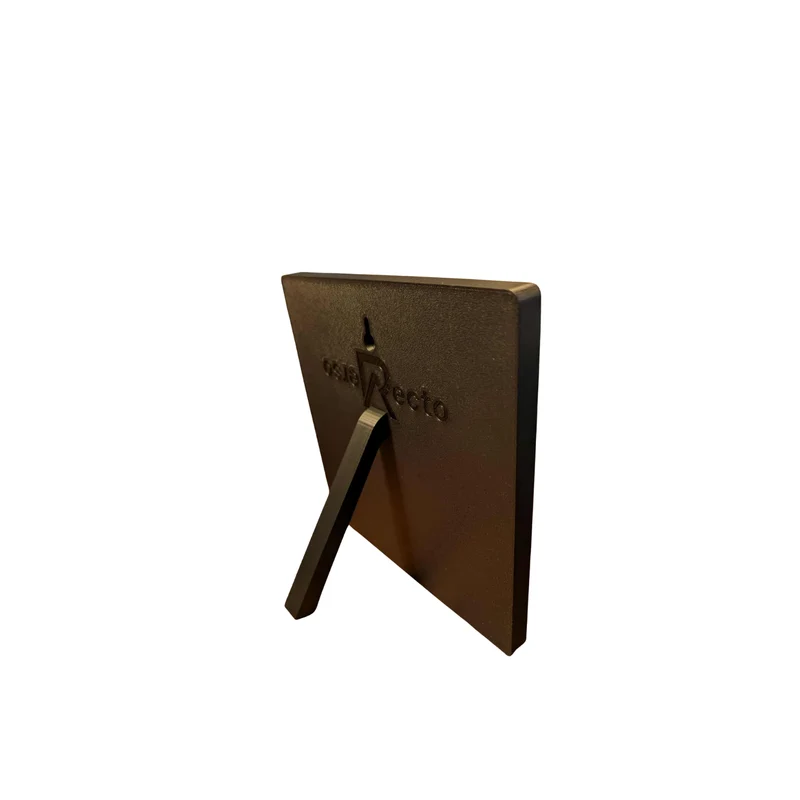 Cadre magnétique noir et 4 aimants 2x2