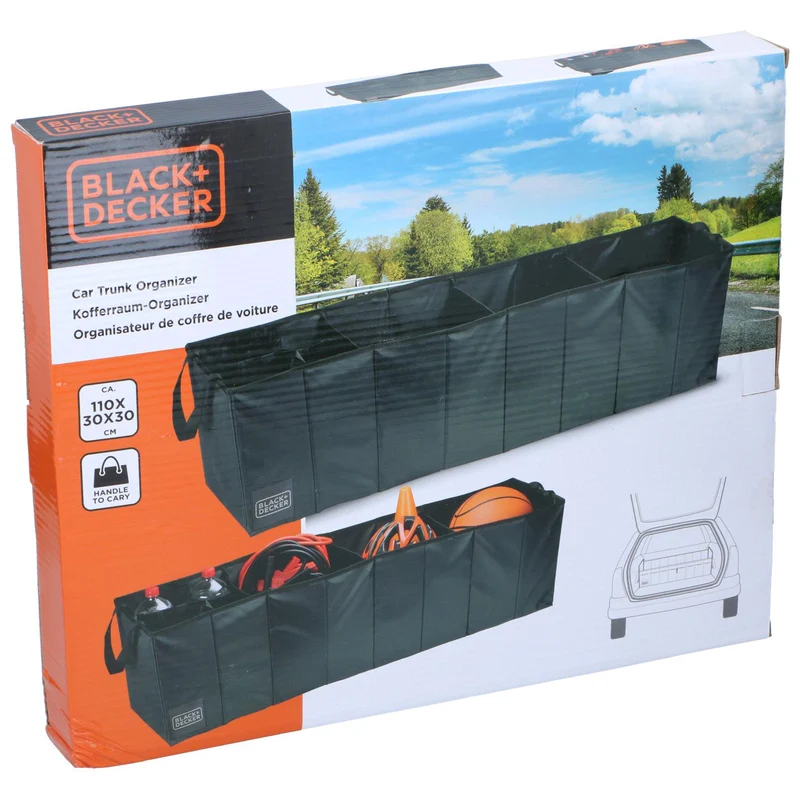 Organizer 110 x 30 x 30 cm voor in de kofferbak of garage - Black & Decker