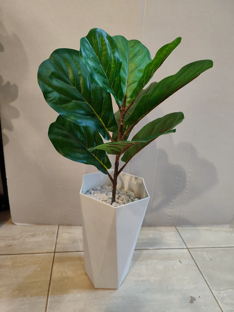 نبتة Ficus Lyrata اصطناعية – 65 سم – ديكور عصري