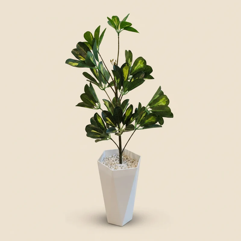 نبتة خضراء اصطناعية في أصيص – 80 سم