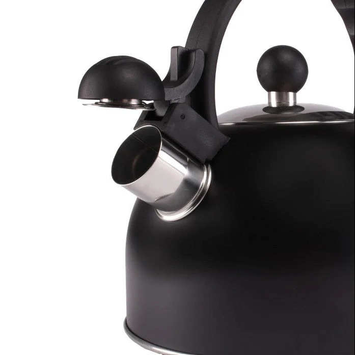 Fluitketel 1.5L Matzwart - ViaMondo