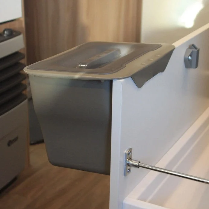 Afvalemmer Inbouw 5L Grijs - Fjord Outdoor