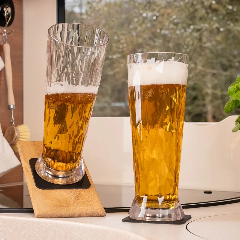 Magnetische kunststofglazen set van 2 stuks in verschillende uitvoeringen - Silwy