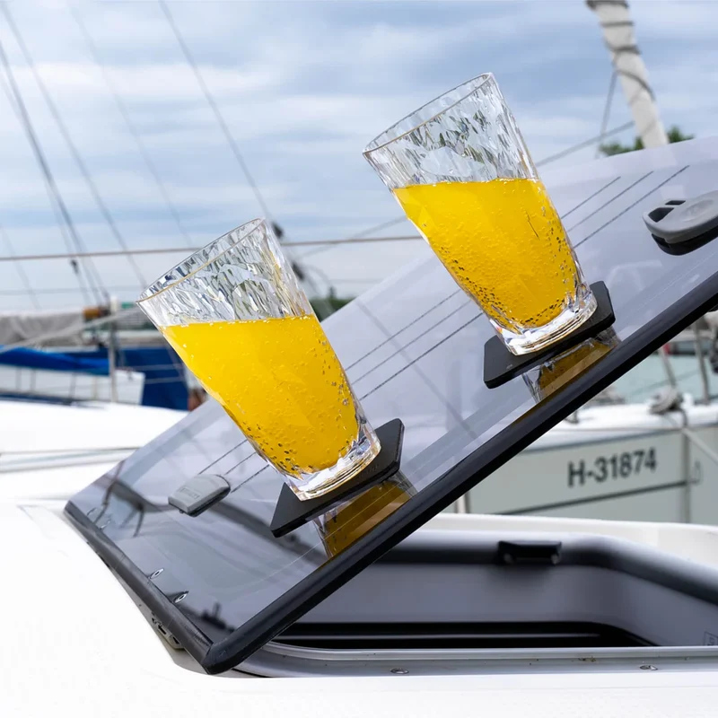 Magnetische kunststofglazen set van 2 stuks in verschillende uitvoeringen - Silwy