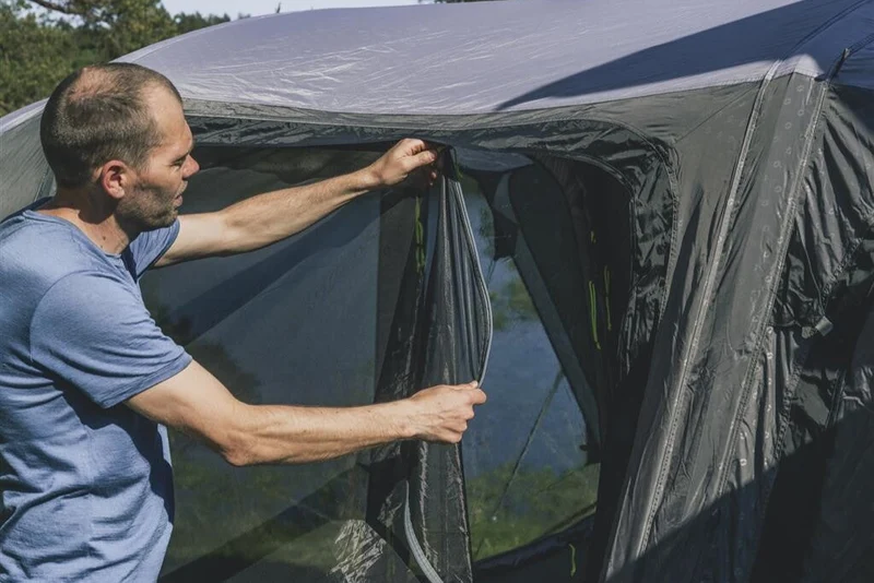 Outwell Vehicle Awing California Highway - drive away opblaasbare luifel voor campervan