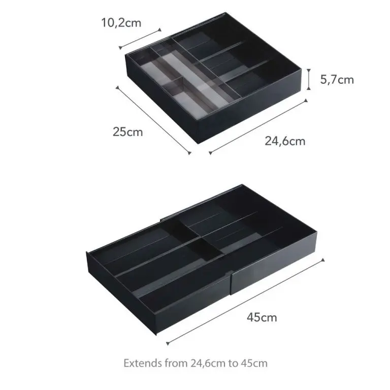 Uitschuifbare bestek lade organizer Tower - Yamazaki