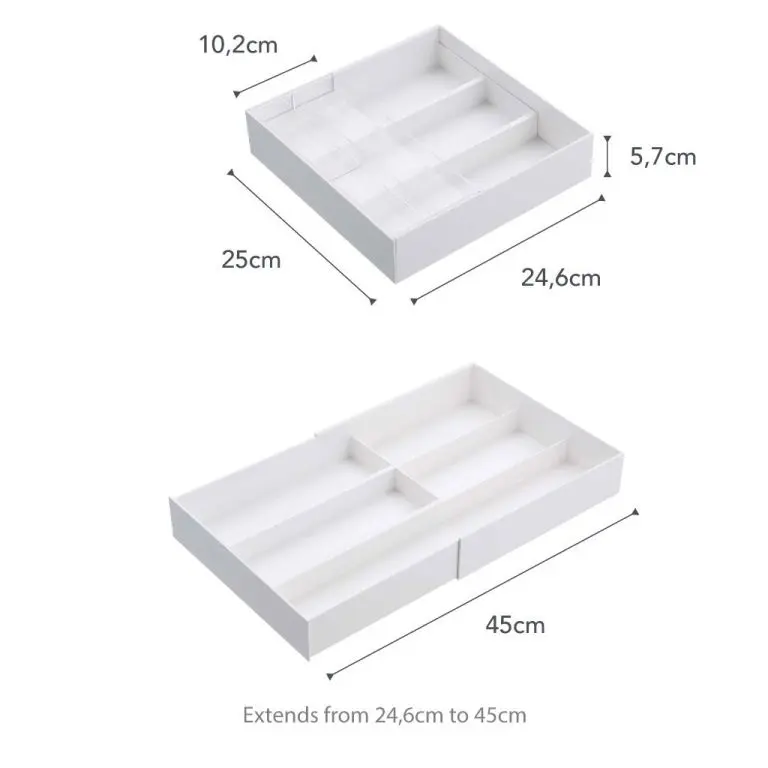 Uitschuifbare bestek lade organizer Tower - Yamazaki