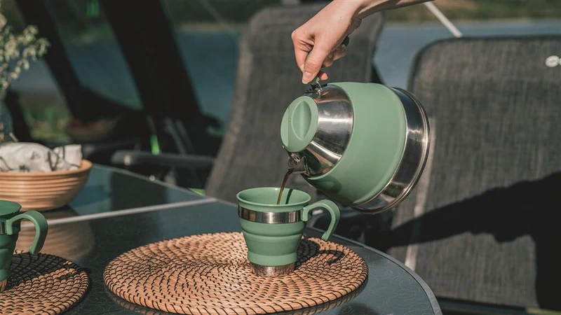 Collaps Inklapbare Koffiekan 1,5L voor Camping