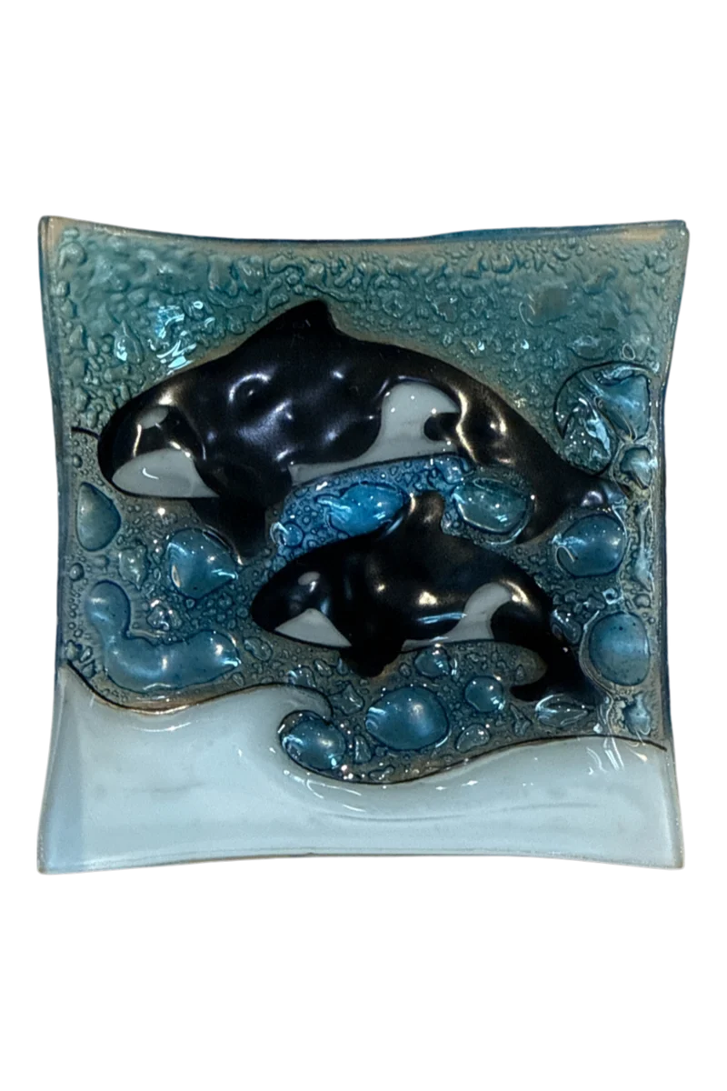 Decorative Glass Trinket Plates