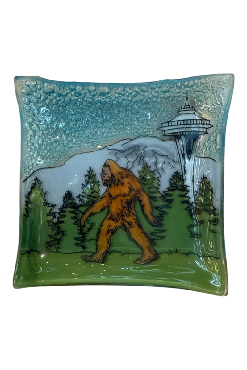 Decorative Glass Trinket Plates